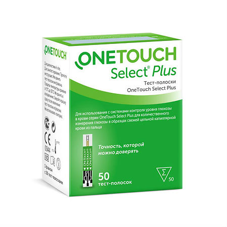 Тест-полоски "One Touch Select Plus" №  50